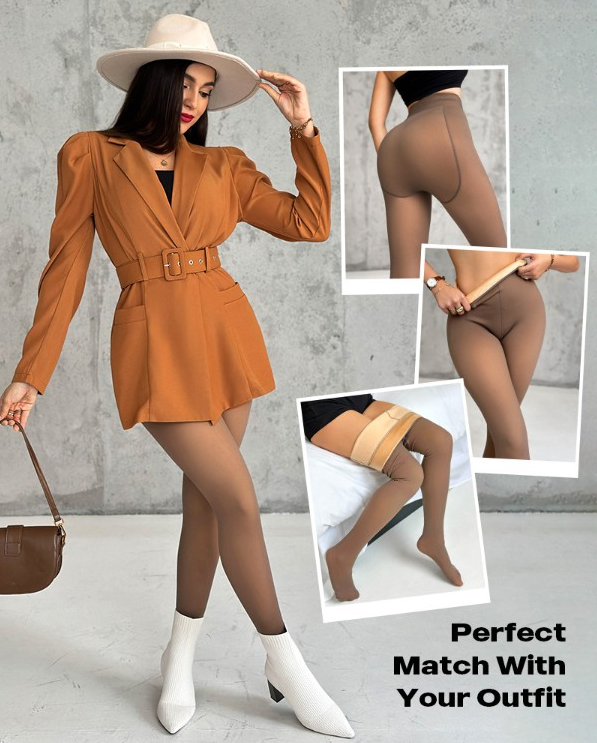 Thermal Pants High Waist Elasticity Thermal Pantyhose Warm Leggings