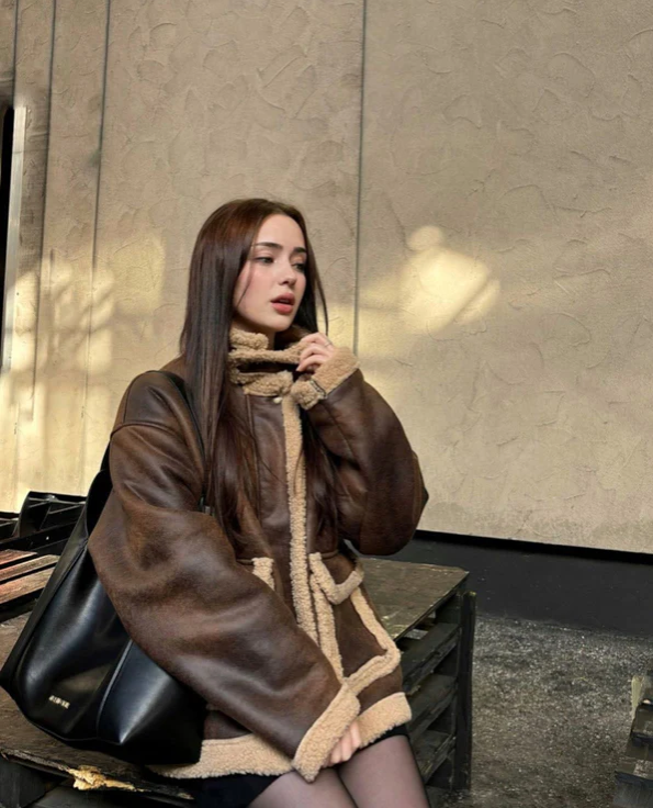 Fur Coat Leather Fleece Jacket