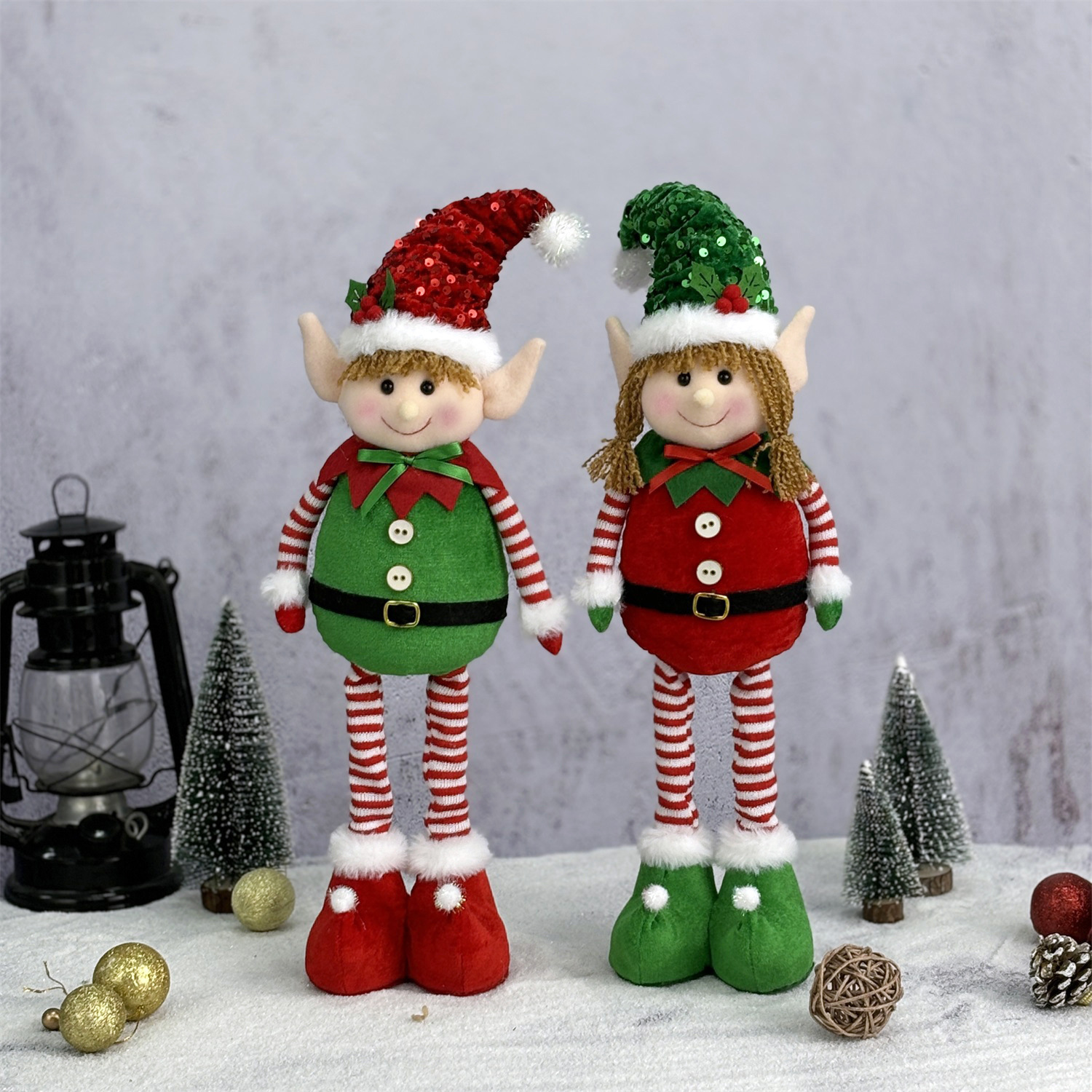 Christmas Elf Figurine Personalization Doll