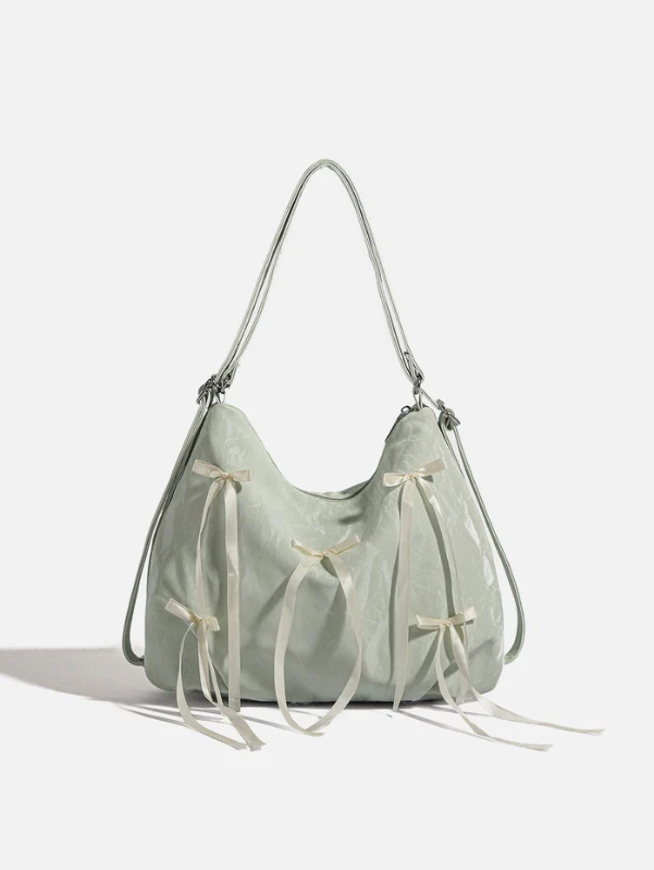 Women's Day Bow Decoration Tote Bag