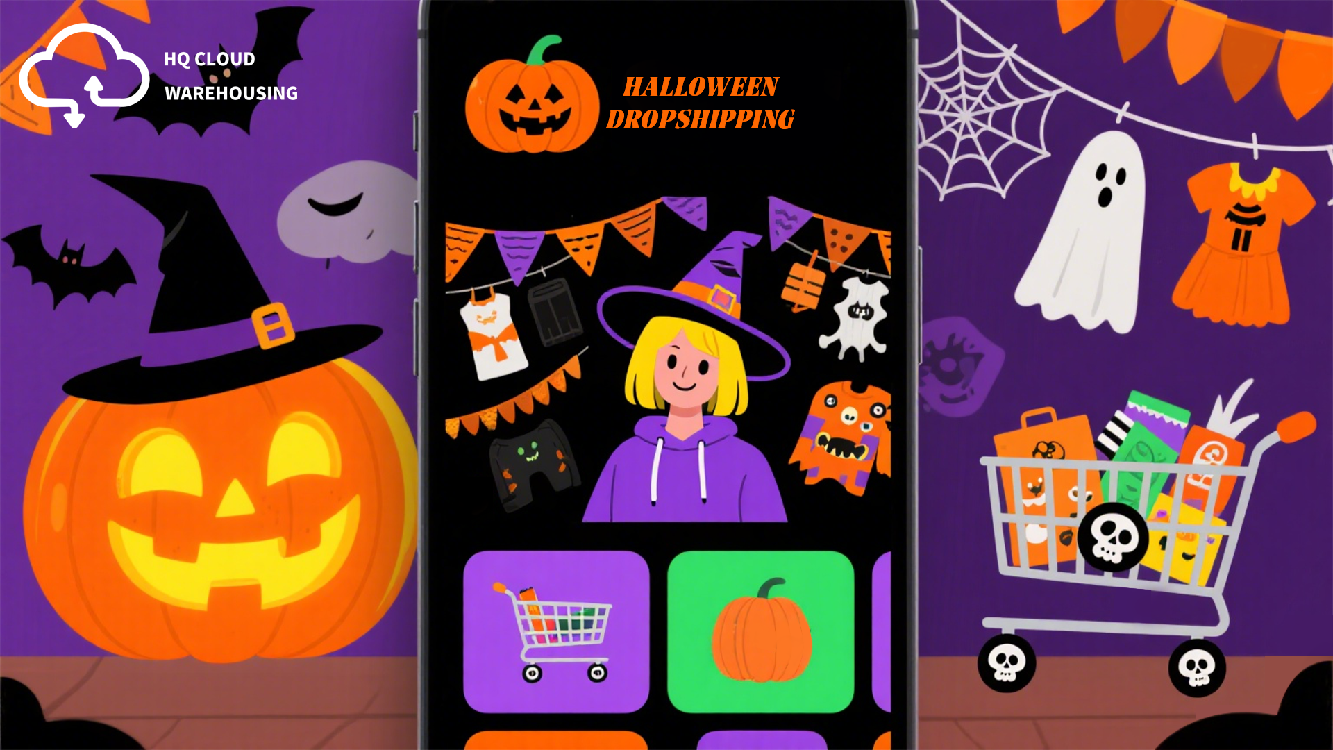 dropshipping，sourcing，Halloween