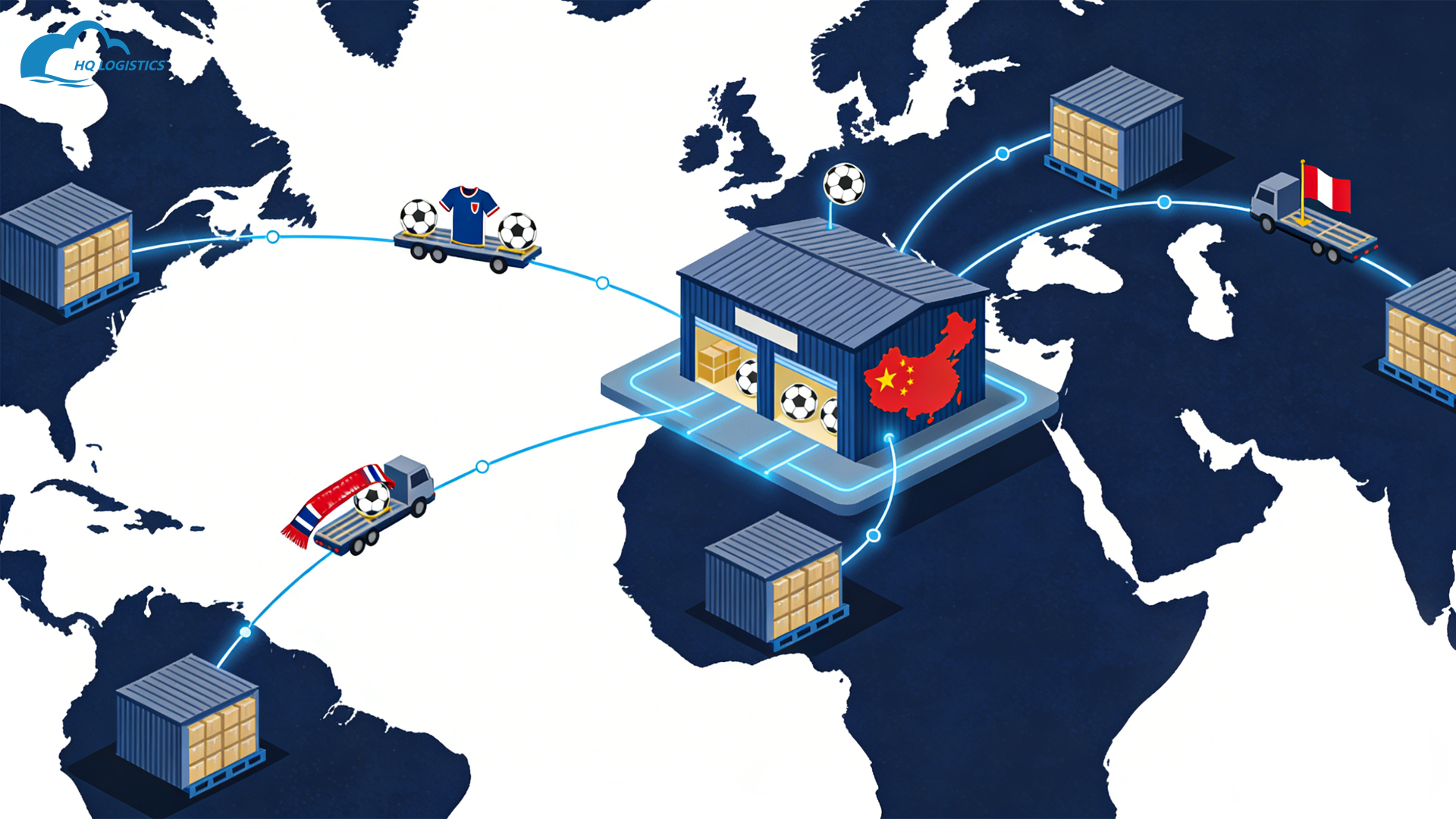 China 3PL Strategy for Football Merchandise Ecommerce
